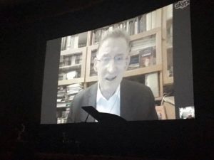 Jan Popis na ekranie Domu Kino w Kijowie